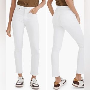 NWT Madewell White Stovepipe Jeans - Size 27